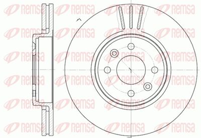 Brake Disc REMSA 6583.10