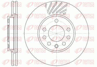 Brake Disc REMSA 6584.10