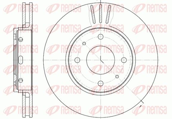 REMSA 6585.10 Brake Disc