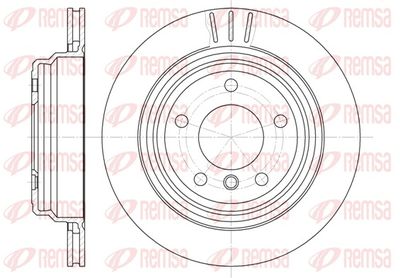 Brake Disc REMSA 6588.10