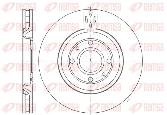 REMSA 6590.10 Brake Disc