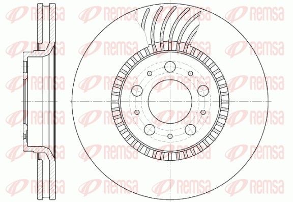 REMSA 6591.10 Brake Disc