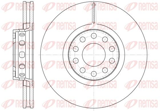 REMSA 6592.10 Brake Disc