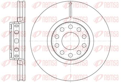 Brake Disc REMSA 6592.10