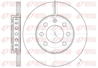 Brake Disc REMSA 6595.00