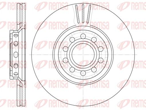 REMSA 6596.10 Brake Disc