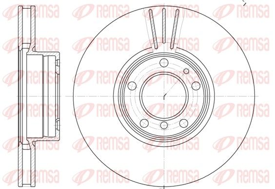 REMSA 6599.10 Brake Disc