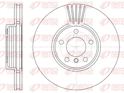 REMSA 6600.10 Brake Disc
