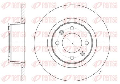 Brake Disc REMSA 6605.00