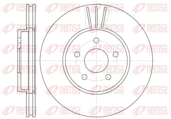 REMSA 6607.10 Brake Disc