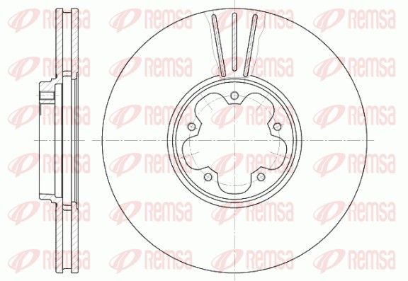 REMSA 6608.10 Brake Disc