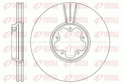 Brake Disc REMSA 6608.10