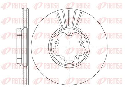 Brake Disc REMSA 6609.10
