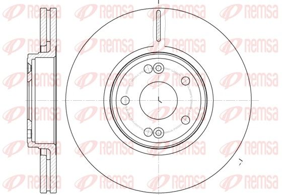 REMSA 6612.10 Brake Disc