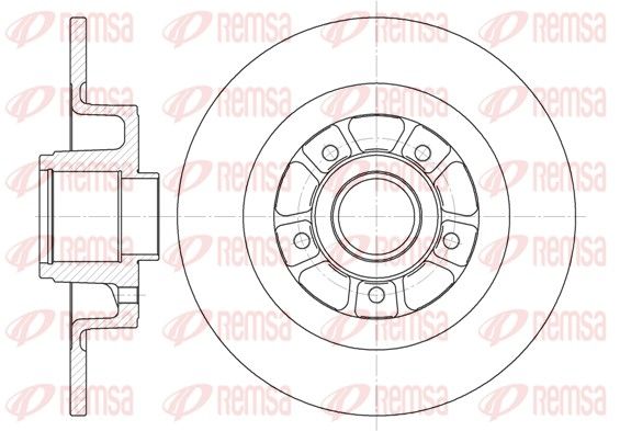REMSA 6613.00 Brake Disc