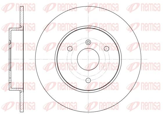 REMSA 6617.00 Brake Disc