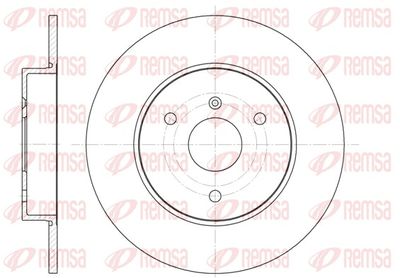 Brake Disc REMSA 6617.00