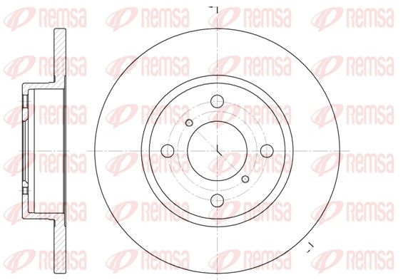 REMSA 6621.00 Brake Disc