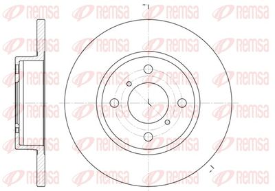 Brake Disc REMSA 6621.00