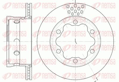 Brake Disc REMSA 6623.10