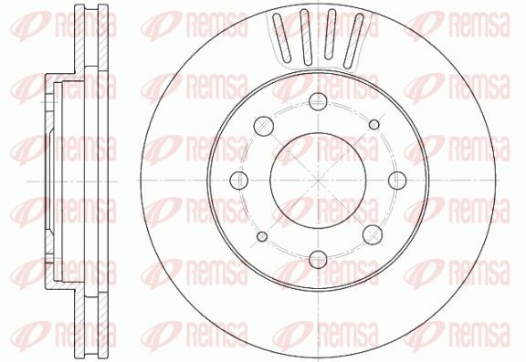 REMSA 6625.10 Brake Disc