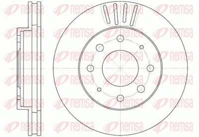 Brake Disc REMSA 6625.10