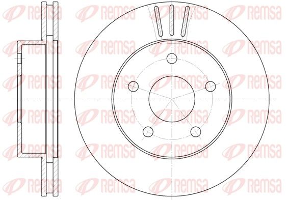 REMSA 6626.10 Brake Disc