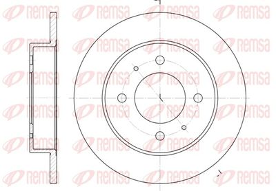 Brake Disc REMSA 6627.00