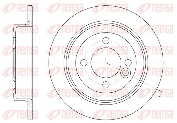 REMSA 6629.00 Brake Disc