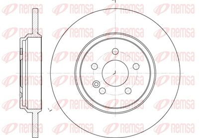 Brake Disc REMSA 6631.00
