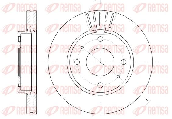 REMSA 6633.10 Brake Disc