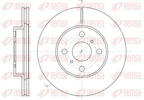 REMSA 6635.10 Brake Disc