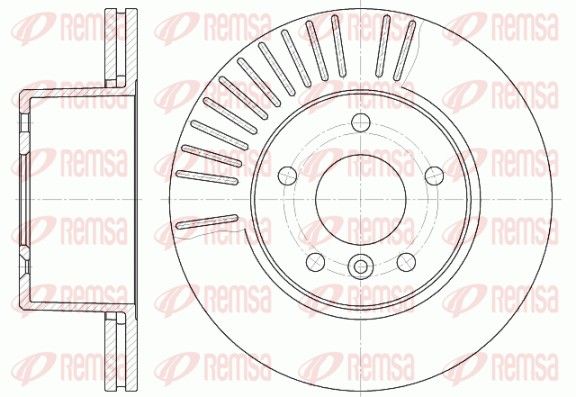 REMSA 6638.10 Brake Disc