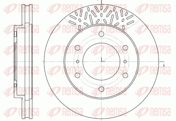 REMSA 6639.10 Brake Disc