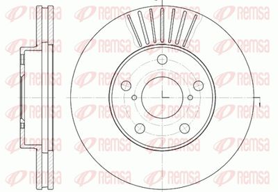 Brake Disc REMSA 6640.10