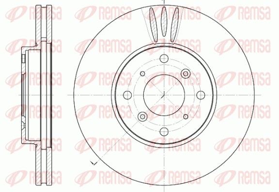 REMSA 6641.10 Brake Disc