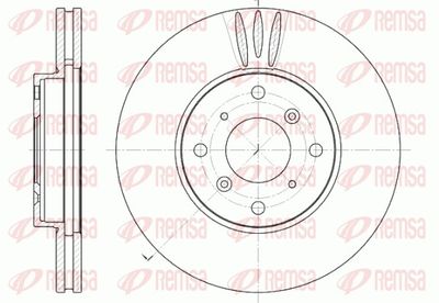 Brake Disc REMSA 6641.10