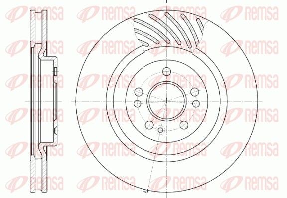 REMSA 6644.10 Brake Disc