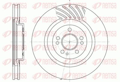 Brake Disc REMSA 6644.10
