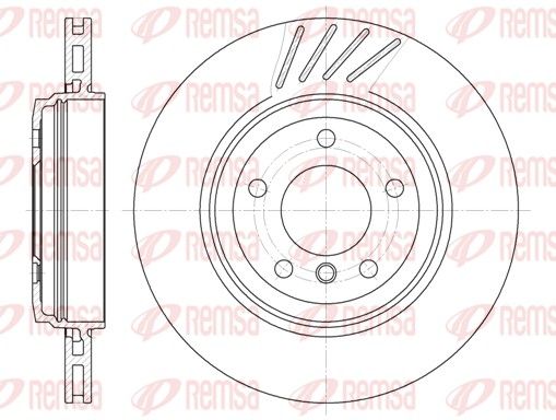 REMSA 6645.10 Brake Disc
