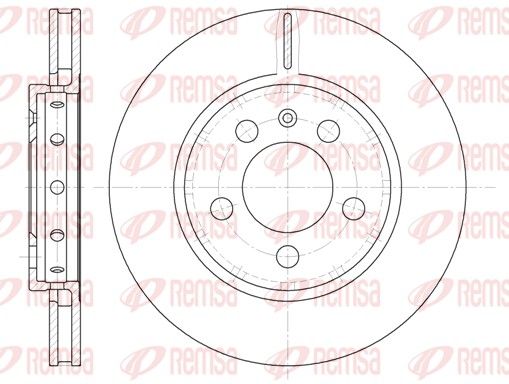 REMSA 6646.10 Brake Disc