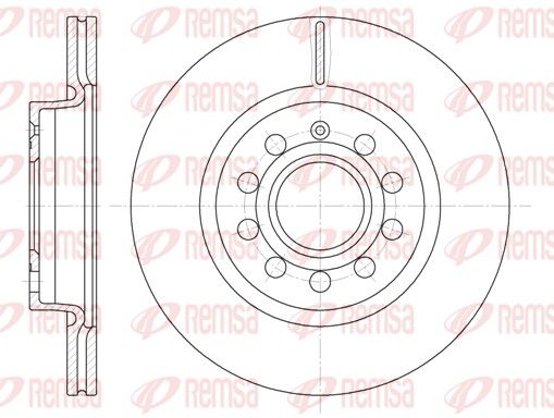 REMSA 6647.10 Brake Disc