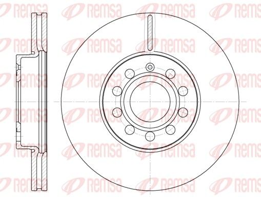 REMSA 6648.10 Brake Disc