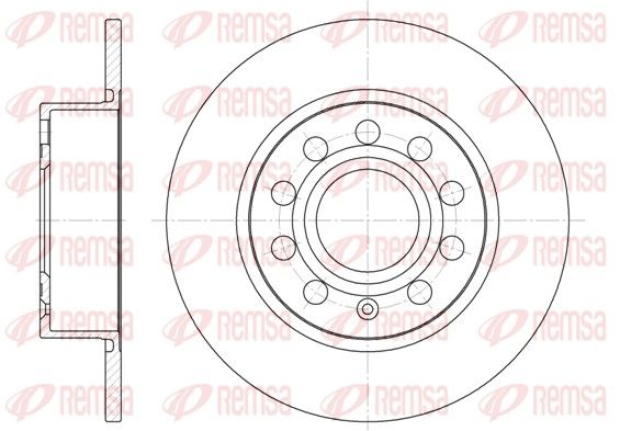 REMSA 6649.00 Brake Disc