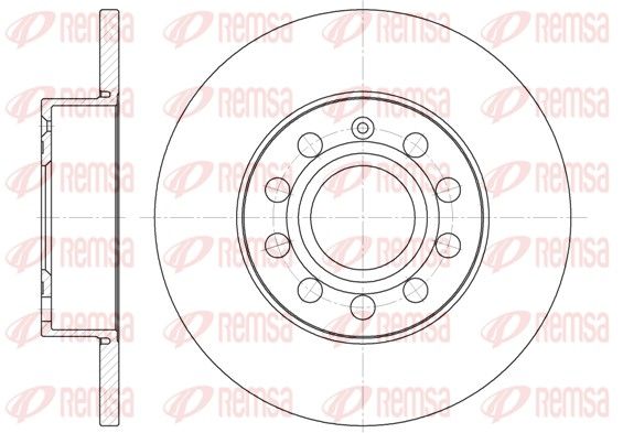 REMSA 6650.00 Brake Disc