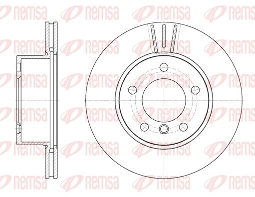 REMSA 6651.10 Brake Disc