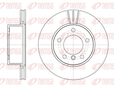 Brake Disc REMSA 6651.10