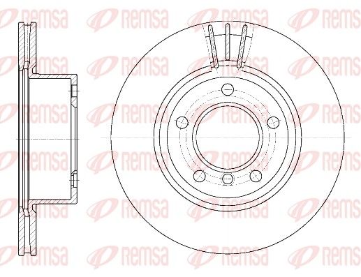 REMSA 6652.10 Brake Disc