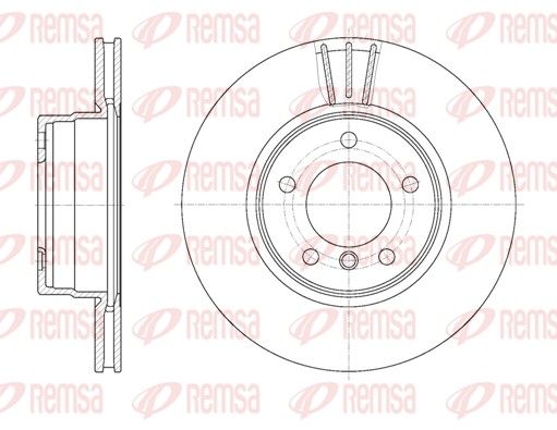 REMSA 6653.10 Brake Disc