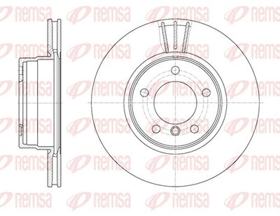Brake Disc REMSA 6653.10